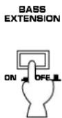 YAMAHA DSPA1 - Utilisation de l'interrupteur d'expansion des graves (BASS EXTENSION) - 1