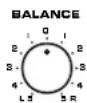 YAMAHA DSPA1 - Einstellen des Balancereglers (BALANCE) - 1