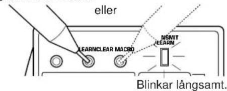 eller LEARNCLEAR MACRO MSMIT LEARN Blinkar långsamt.