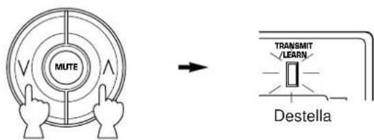 MUTE TRANSMIT /LEARN Destella