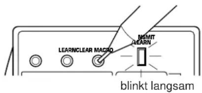 LEARNCLEAR MACNO MSMIT CLEAR blinkt langsam
