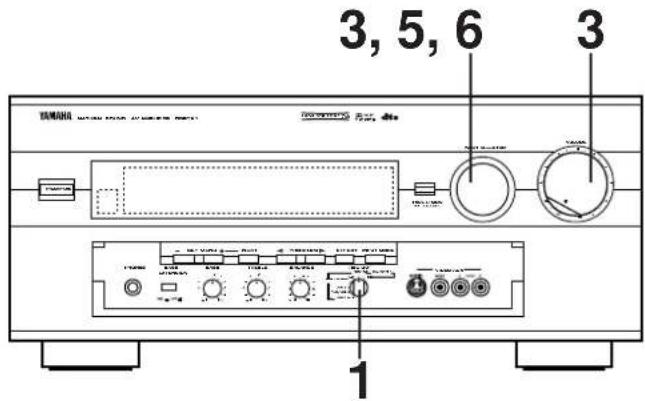 YAMAHA DSPA1 - Para grabar una fuente de sonido en una cinta (o minidisco) mientras escucha (o mira) otra fuente - 1