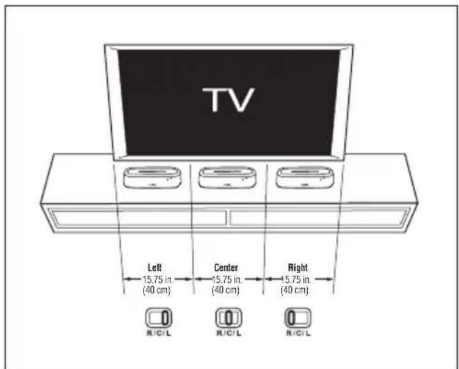 TOSHIBA SBM10 - Utilización del interruptor deslizante de balance R/C/L - 1