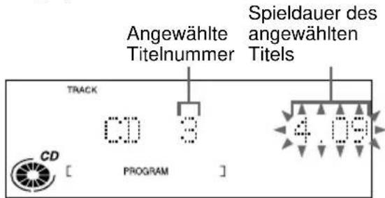 SONY DHCMD595 - Programmieren von CD- Titeln — Program Play - 3