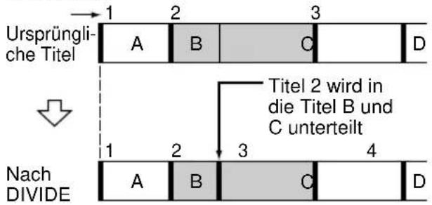 SONY DHCMD595 - — Divide-Funktion - 1