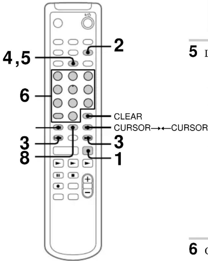 SONY DHCMD595 - Etikettieren der Festsender — Sendername - 1