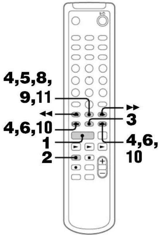 SONY DHCMD595 - Effacement d'un passage d'une plage (fonction A-B Erase) - 2