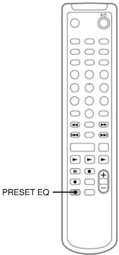 SONY DHCMD595 - Het Preset Equalizer- menu kiezen - 1