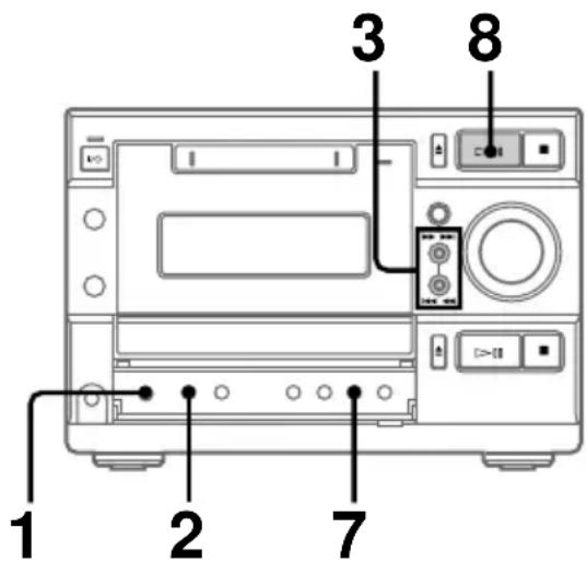 SONY DHCMD595 - Aufnahme bestimmter CD-Titel auf eine MD - 1