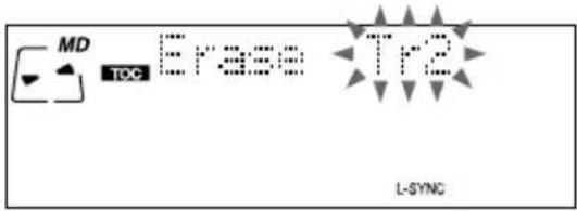 SONY DHCMD595 - Löschen eines einzelnen Titels (Track Erase) - 3