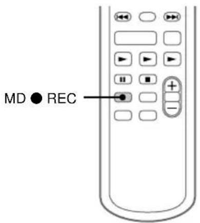 SONY DHCMD595 - Aanbrengen van muziekstuknummers op specifieke punten tijdens het opnemen — Track Mark - 1