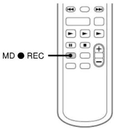 SONY DHCMD595 - Manuelles Setzen von Titelnummern an bestimmten Punkten während der Aufnahme — Titelmarkierung - 1