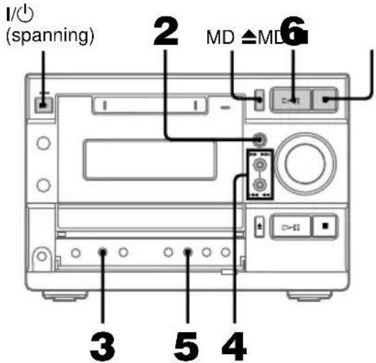 SONY DHCMD595 - — Handmatige opname - 1