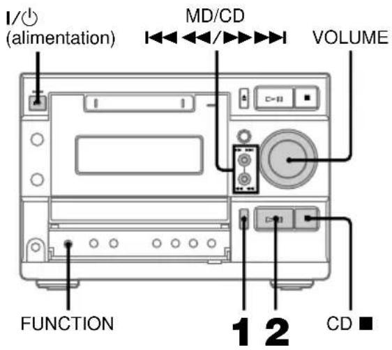 SONY DHCMD595 - Lecture d'un CD - 1