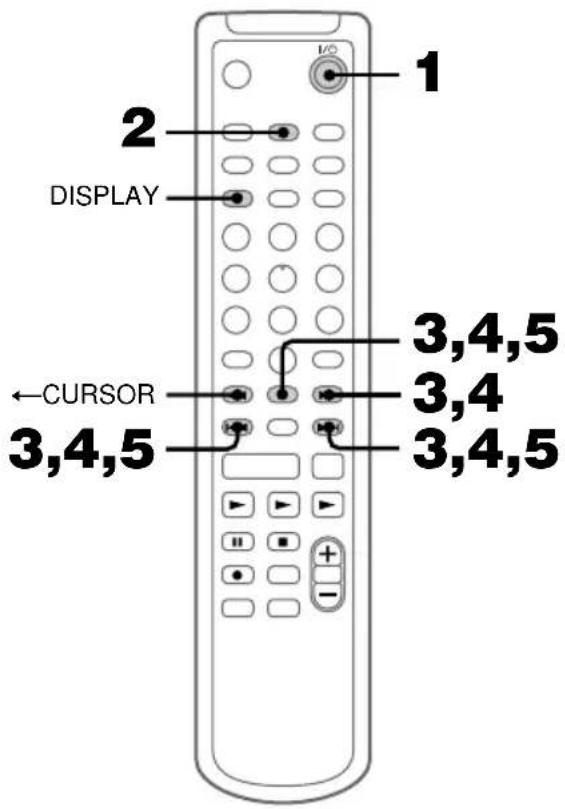 SONY DHCMD595 - Étape 2 : Réglage de l'heure - 1