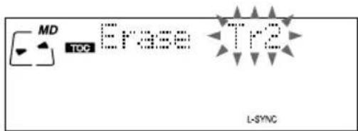 SONY DHCMD595 - Effacement d'une seule plage (fonction Track Erase) - 3