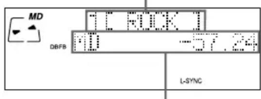 SONY DHCMD595 - Utilisation de l'affichage - 2