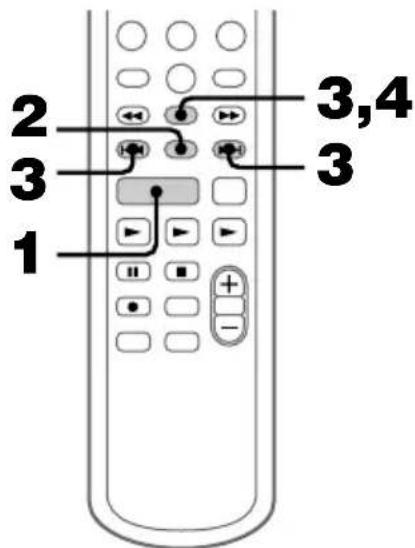 SONY DHCMD595 - Wissen van alle muziekstukken (functie All Erase) - 1