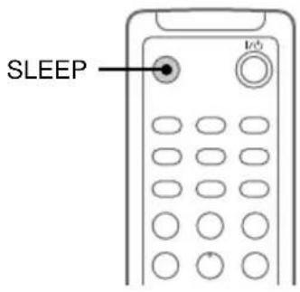 SONY DHCMD595 - — SLEEP-timerfunctie - 1