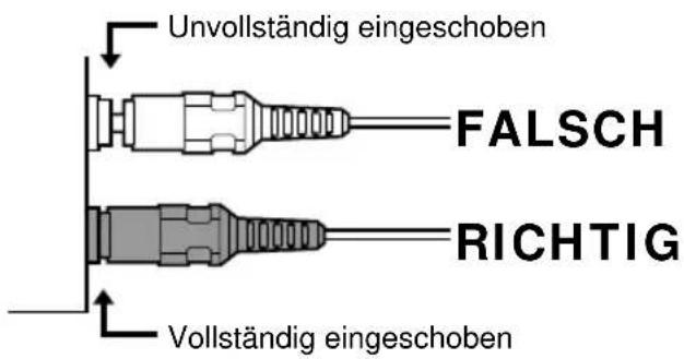 SONY DHCMD595 - Anschluss der Audiokabel (nicht mitgeliefert) - 1