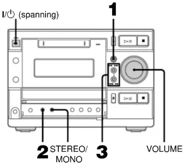 SONY DHCMD595 - — Afstemmen op voorgeprogrammeerde zenders - 1