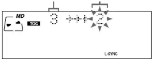 SONY DHCMD595 - Verplaatsen van opgenomen muziekstukken (vervolg) - 1