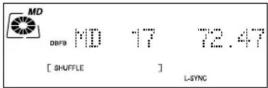 SONY DHCMD595 - Wiedergabe der MD- Titel in zufälliger Reihenfolge — Shuffle Play - 2