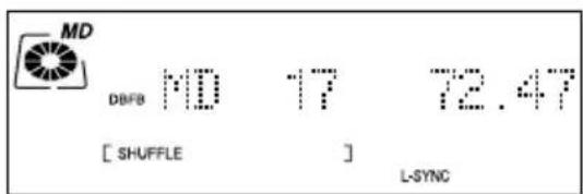 SONY DHCMD595 - Lecture des plages d'un MD dans un ordre aléatoire — Lecture aléatoire - 2
