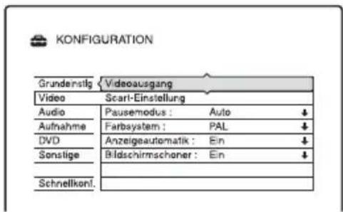 SONY DARX1 - Bildeinstellungen (Video) - 1
