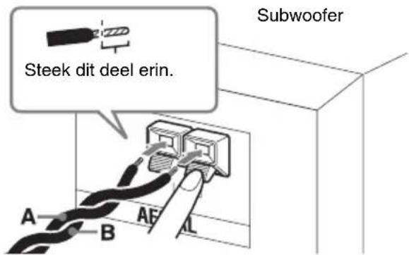 SONY DARX1 - ② De AM/FM-antennes aansluiten - 3