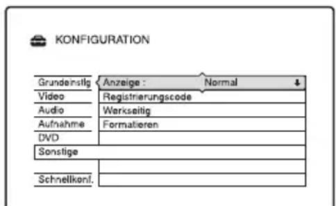 SONY DARX1 - Werkseinstellungen (Sonstige) - 1