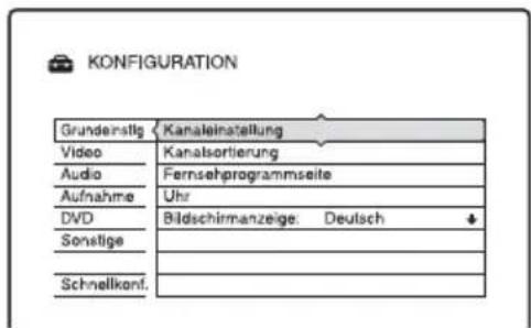 SONY DARX1 - Antennenempfang und Spracheinstellungen (Grundeinstlg) - 1