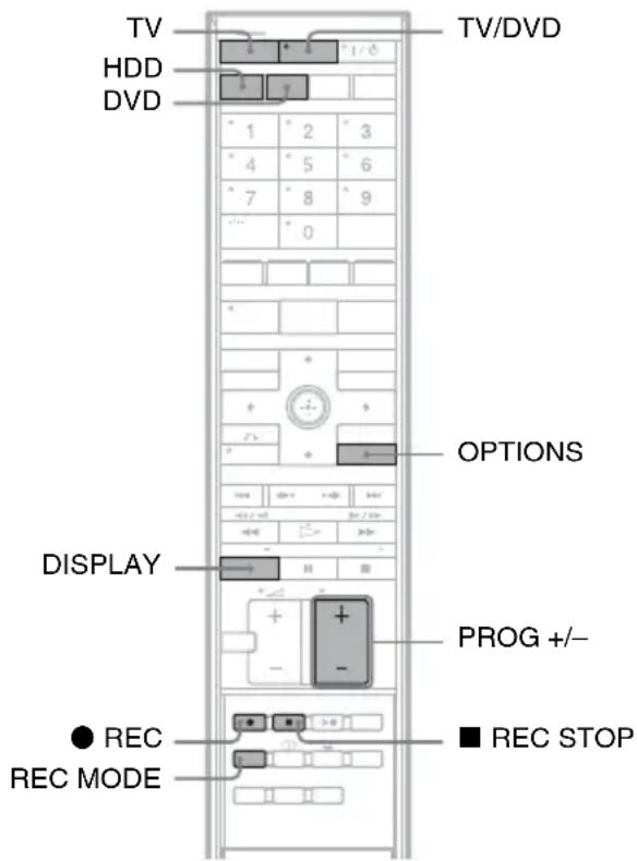 SONY DARX1 - Aufnehmen eines Programms - 2