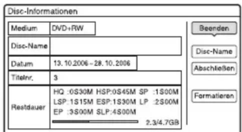 SONY DARX1 - Drücken Sie OPTIONS zur Wahl von „Disc-Informationen“, und drücken Sie dann - 1