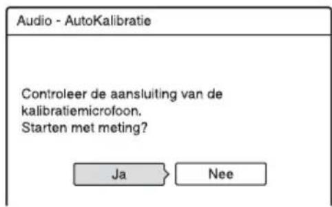 SONY DARX1 - Kies "AutoKalibratie" en druk op - 2