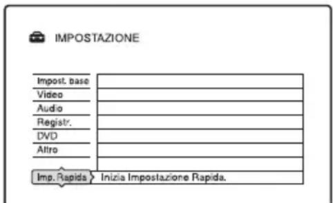 SONY DARX1 - Impostazione Rapida (Reimpostazione del registratore) - 1