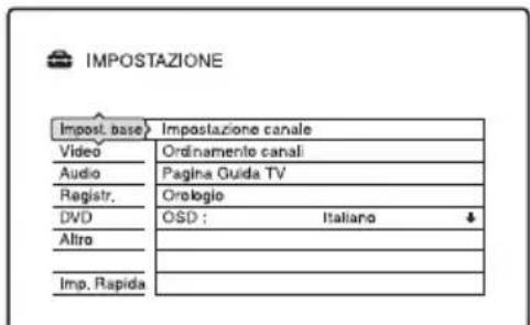SONY DARX1 - Impostazione delle posizioni dei programmi analogici PAY-TV/Canal Plus - 5