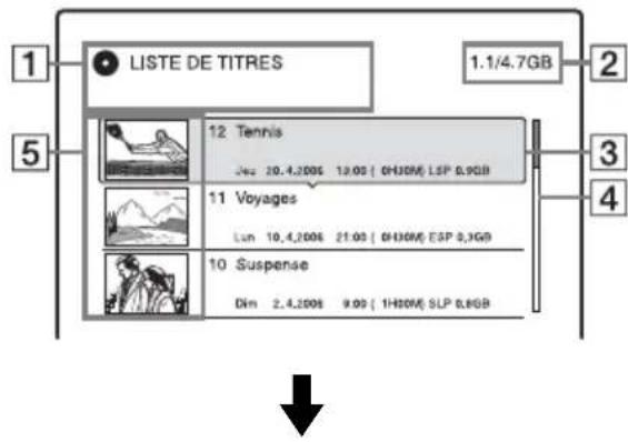 SONY DARX1 - Appuyez sur TITLE LIST. - 1