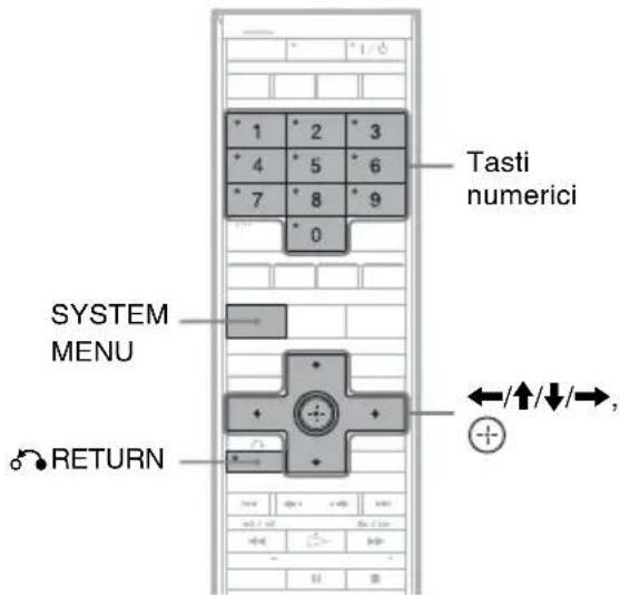 SONY DARX1 - Impostazione delle posizioni dei programmi analogici PAY-TV/Canal Plus - 1