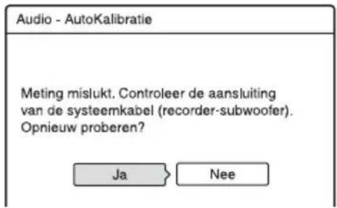 SONY DARX1 - ◆ De meting is mislukt. - 1