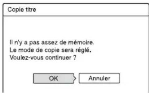SONY DARX1 - Pour régler automatiquement le mode de copie - 1