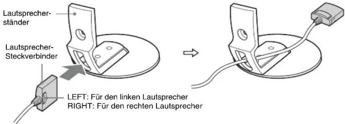 SONY DARX1 - ② Frontlautsprecher zusammenbauen und anschließen. - 1