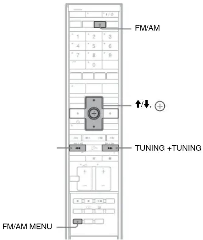 SONY DARX1 - Preselezione delle stazioni radiofoniche - 1