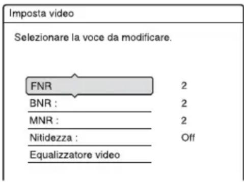 SONY DARX1 - Premere OPTIONS durante la riproduzione per selezionare "Imposta video" e premere ⊕. - 1