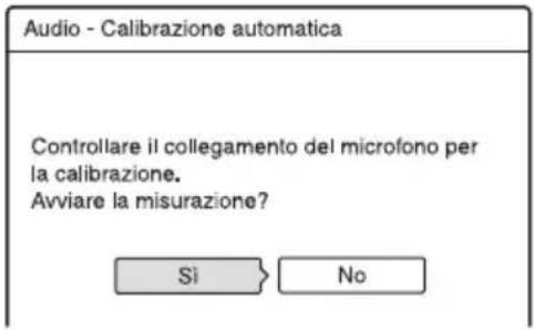 SONY DARX1 - Quindi selezionare "Calibrazione automatica" e premere - 1