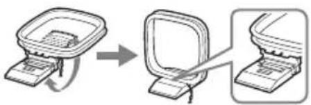 SONY DARX1 - Per collegare l'antenna AM - 2