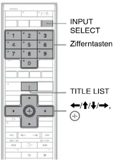 SONY DARX1 - Umbenennen eines aufgenommenen Programms - 2