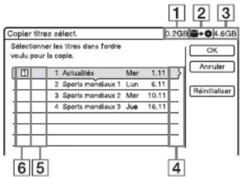 SONY DARX1 - Copie de plusieurs titres (Copier titres sélect.) - 1