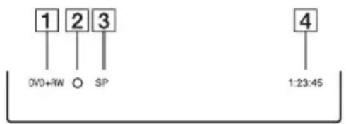 SONY DARX1 - Druk op DISPLAY tijdens het opnemen. - 1