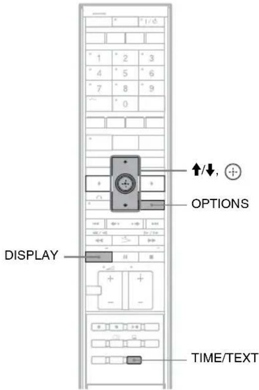 SONY DARX1 - De speelduur/resterende speelduur en afspeelinformatie afbeelden - 2